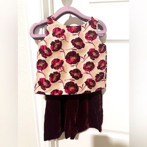 Janie and Jack Floral Outfit NWT